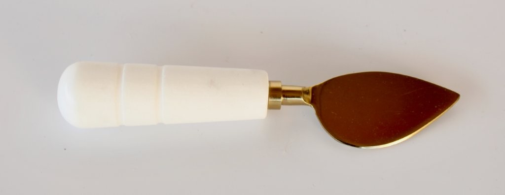 White Marble Butter Knife